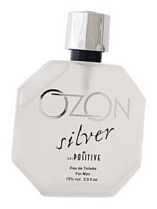 Туалетная вода мужская OZON SILVER, 85 мл