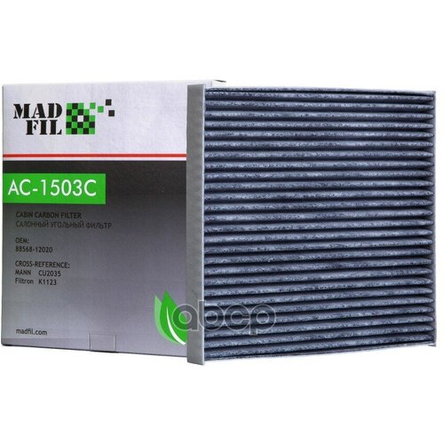 Фильтр Салона Ac-1503C Toyota (88568-12020) Уголь Madfil MadFil арт. AC1503C