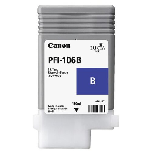 Картридж Canon PFI-106B (6629B001), 130 стр, синий