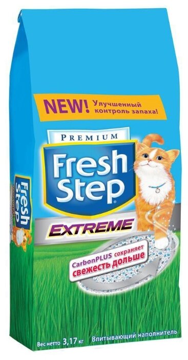 Впитывающий наполнитель Fresh Step Premium Extreme 3.17 кг