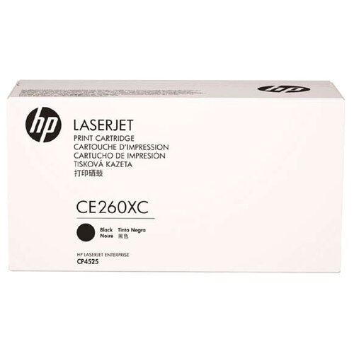 Картридж HP CE260XC, 17000 стр, черный