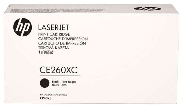 Картридж HP HP Color LaserJet CE260X Contract Black Print Cartridge