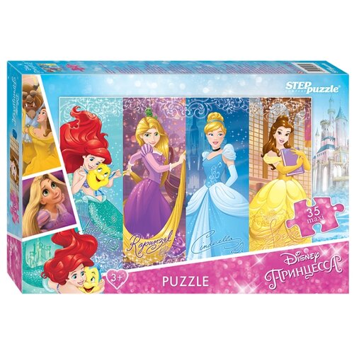 фото Пазл Step puzzle Disney Принцессы (91230), 35 дет.