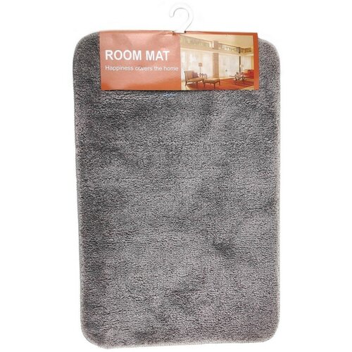 Коврик для ванной Room Mat, цвет: светло-серый, 40х60см