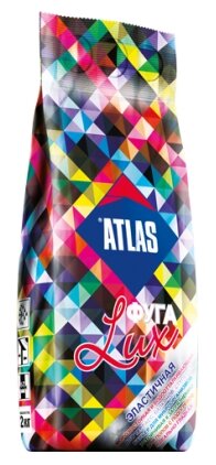 Затирка Atlas Lux, 2 кг, 001 белая