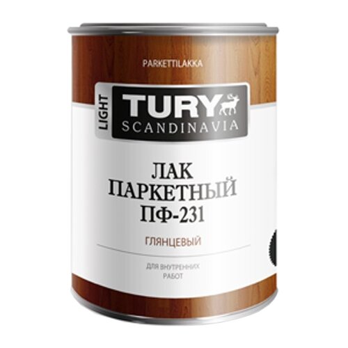 фото Лак tury паркетный пф-231 0.9