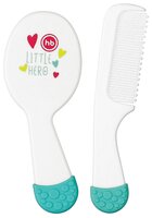 Набор расчесок Happy Baby Comb & Brush Set 17010 белый/голубой