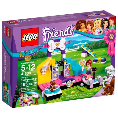 Конструктор LEGO Friends 41300 Соревнование щенков, 185 дет. конструктор lego friends 41393 соревнование кондитеров