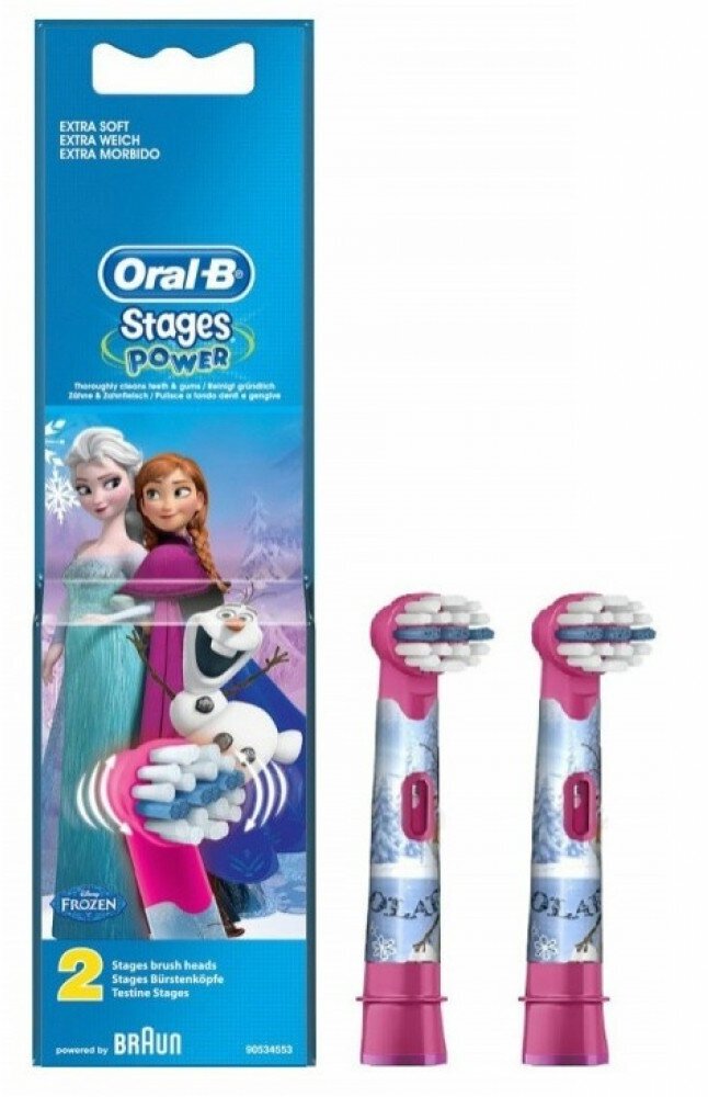 Насадка для зубной щётки Oral-B EB10K Stages Power Frozen, 2 шт