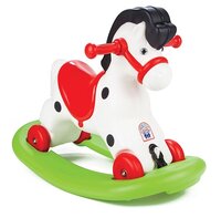 Каталка-качалка pilsan Rocking Horse With Music (07520) со звуковыми эффектами белый/красный/зеленый