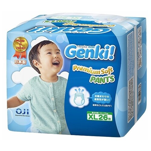 фото Genki трусики Premium Soft XL (12-17 кг) 26 шт.