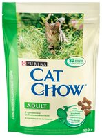 Корм для кошек CAT CHOW Adult с кроликом и печенью (0.4 кг)