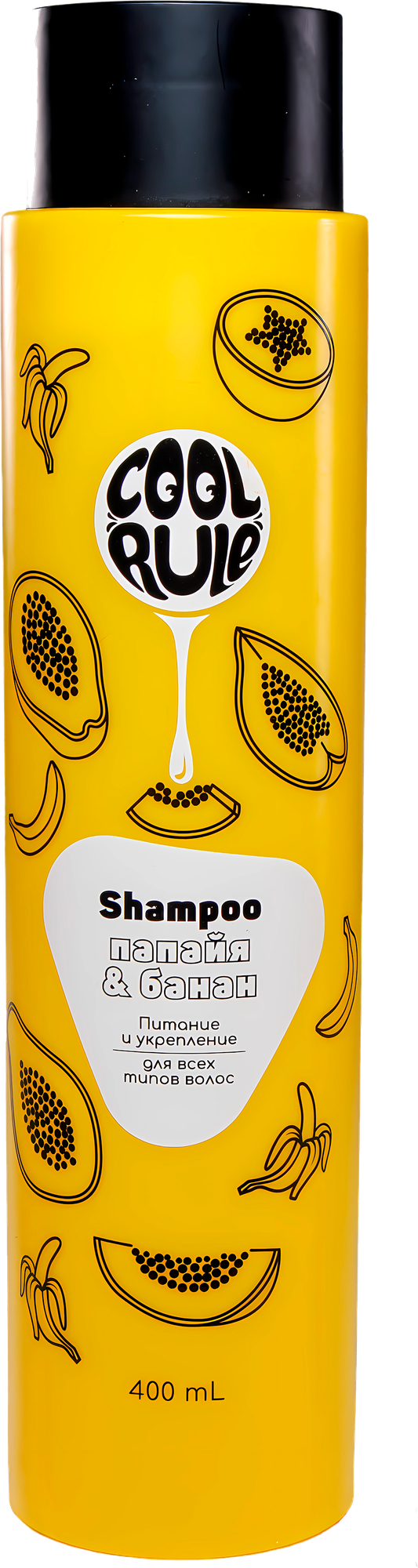 Cool Rule Шампунь Питание&Укрепление для всех типов волос Папайя&Банан 400 мл 1 шт