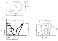 Унитаз AREA CERAMICHE Edge 26300101