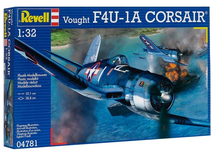 Сборная модель Revell Истребитель-бомбардировщик Vought F4U-1D Corsair - фото №2