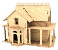 Сборная модель Мир деревянных игрушек Вилла (П120)