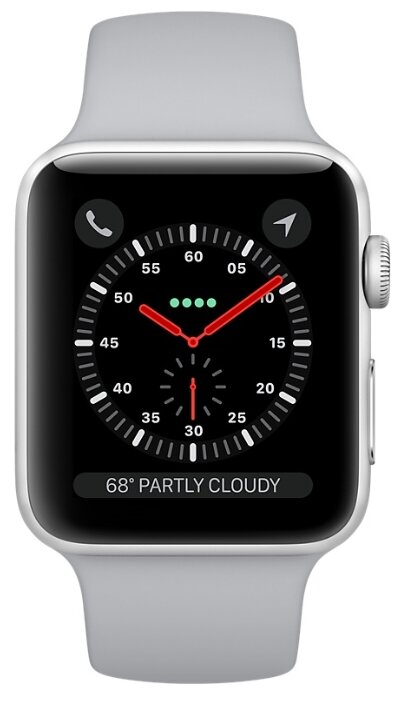 Часы Apple Watch Series 3 Cellular 38mm Aluminum Case with Sport Band