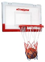 Баскетбольный щит Moove&Fun мини с мячом и насосом (MF-BSBOARD)