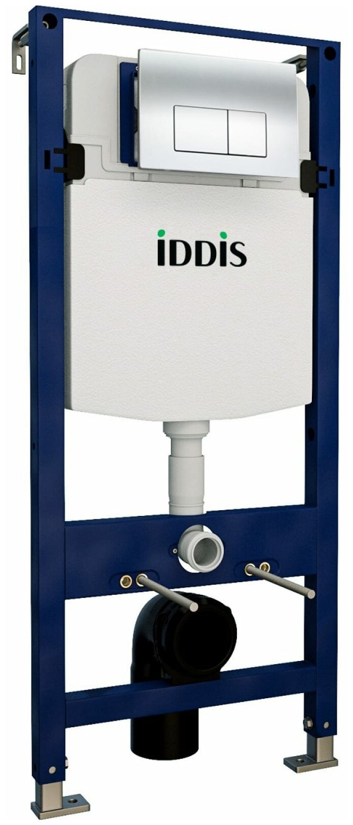 IDDIS Комплект 2 в 1: инсталляция и клавиша смыва Optima Home OPH00GCi32K