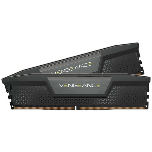 Оперативная память CORSAIR Vengeance DDR5 6000 (PC5-48000) DIMM 288 pin, 16 ГБ 2 шт. 1.25 В, CL 36, CMK32GX5M2D6000C36, черная