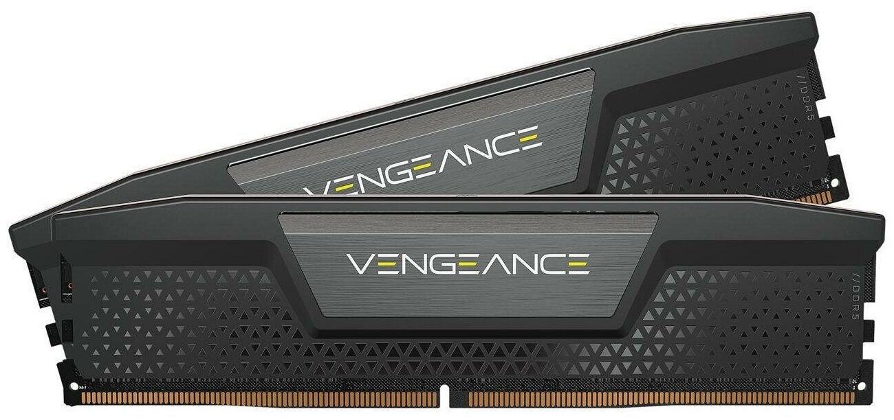 Оперативная память CORSAIR Vengeance DDR5 6000 (PC5-48000) DIMM 288 pin, 16 ГБ 2 шт. 1.25 В, CL 36, CMK32GX5M2D6000C36, черная