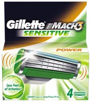Сменные лезвия Gillette Mach 3 Sensitive Power 5 шт.
