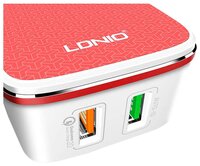 Сетевая зарядка LDNIO A2405Q + Micro USB белый