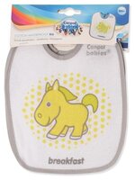 Canpol Babies Набор нагрудников Cotton terry bibs 3 pcs, 3 шт , расцветка: голубой