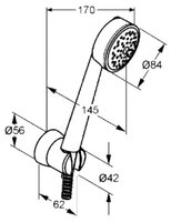 Ручной душ KLUDI D-Zire 1S 6065005-90