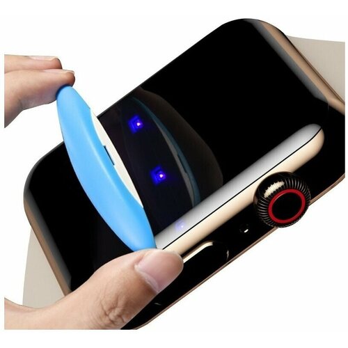 Защитное стекло для Apple Watch Series 7 45 mm UV glue (ультрафиолет)