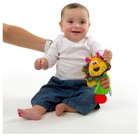 Прорезыватель Playgro Roary Teething Blankie красный/голубой