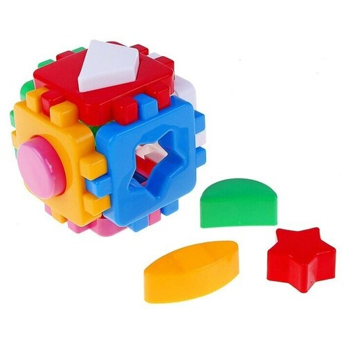 сортеры технок игрушка куб сортер умный малыш мини 12 элементов Игрушка куб-сортер «Умный малыш» мини, 12 элементов