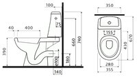 Унитаз KOLO Solo 79228 (с сиденьем, микролифт)