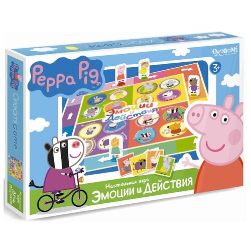 фото Настольная игра Origami Peppa Pig. Эмоции и действия