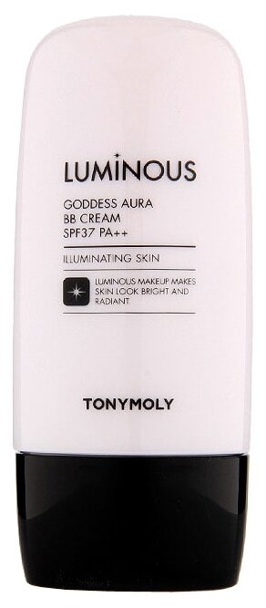 TONY MOLY BB крем Luminous Goddess Aura, SPF 37, 45 мл/45 г, оттенок: bright beige, 1 шт.