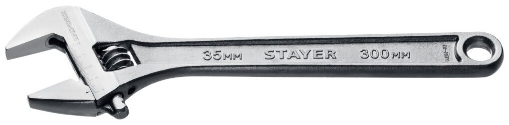 Ключ разводной MAX-Force, 300 / 35 мм, STAYER FORCE 2725-30_z01 - фотография № 1