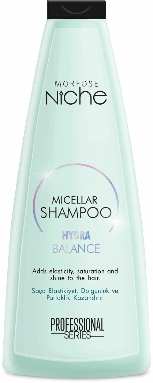 MORFOSE NICHE MICELLAR HYDRA BALANCE мицеллярный увлажняющий шампунь для волос 400 мл