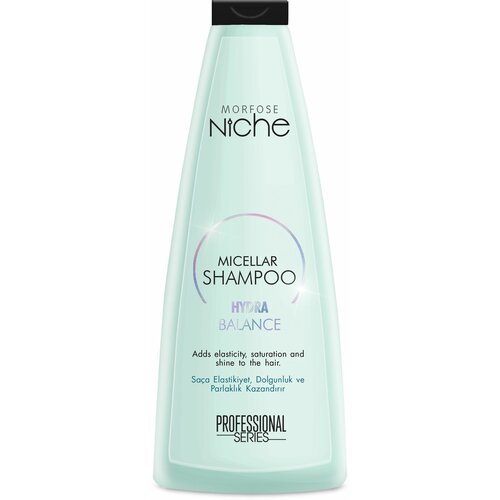 MORFOSE NICHE MICELLAR HYDRA BALANCE мицеллярный увлажняющий шампунь для волос 400 мл