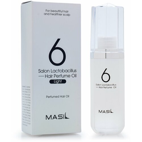 MASIL 6 SALON LACTOBACILLUS HAIR PERFUME OIL(LIGHT) Лёгкое парфюмированное масло для волос c лактоба