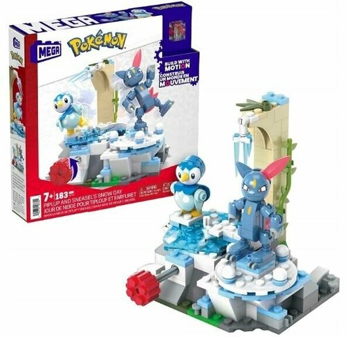 Конструктор Покемон Снежный день Mattel Mega Construx Pokemon + игрушка