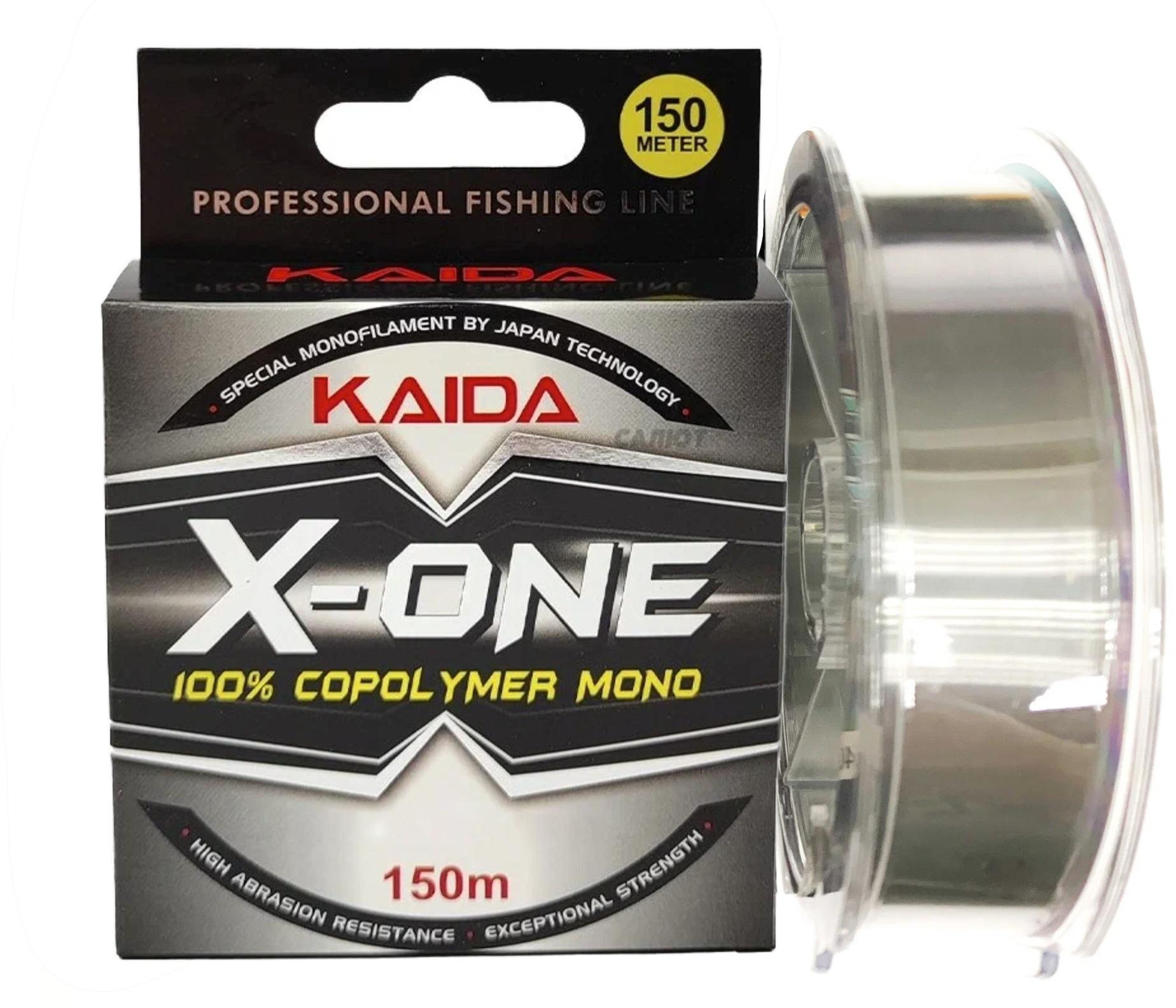 Монофильная леска KAIDA X-One серая 150м 0,20mm 5.40kg\11.90lb