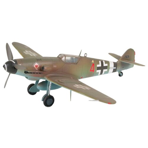 12454 academy немецкий самолёт messerschmitt bf 109g 14 1 72 Сборная модель Revell Messerschmitt Bf 109 G-10 (04160) 1:72