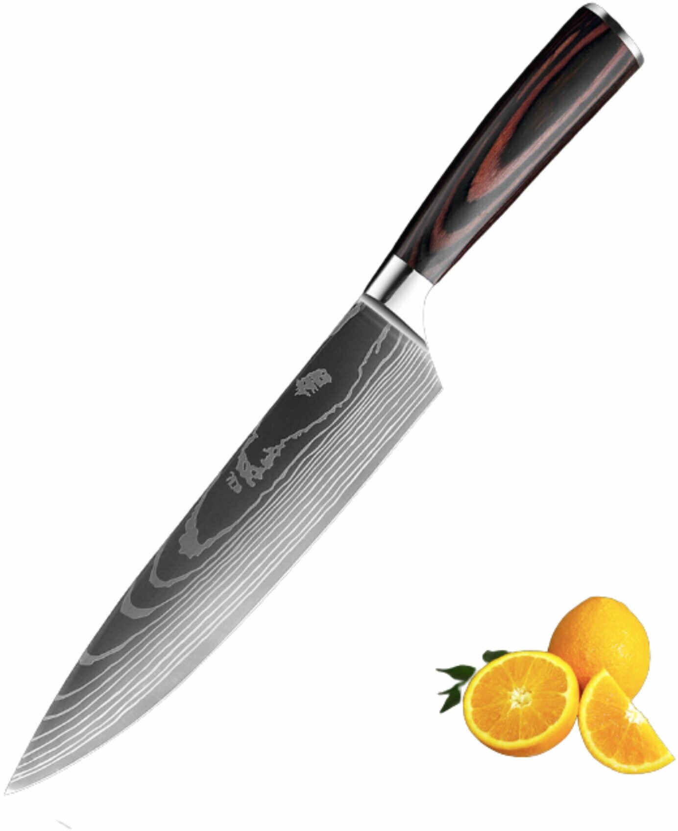 Кухонный кованый нож