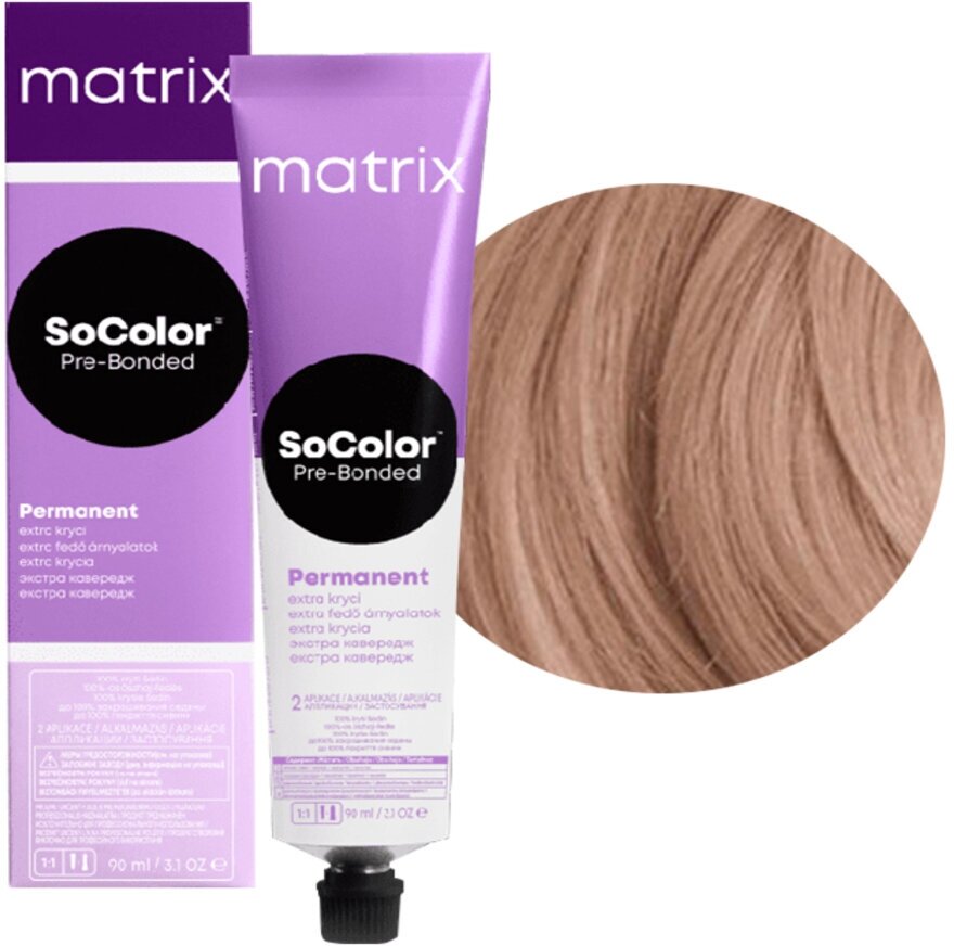 Matrix SoColor Pre-bonded стойкая крем-краска для седых волос Extra coverage