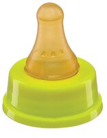 Happy Baby Бутылочка с узким горлом, с латексной соской 250 мл (10018) с рождения, lime