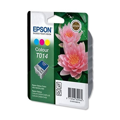 картридж epson c13t379d4010 c13t379d4020 830 стр многоцветный Картридж Epson C13T01440110, 150 стр, многоцветный