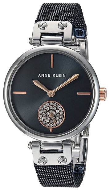 Наручные часы ANNE KLEIN Crystal 100086, синий, серебряный