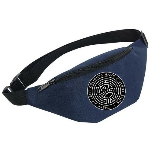 фото Сумка поясная noname, синий