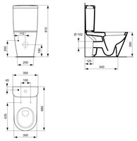 Унитаз Ideal STANDARD Tonic W710401