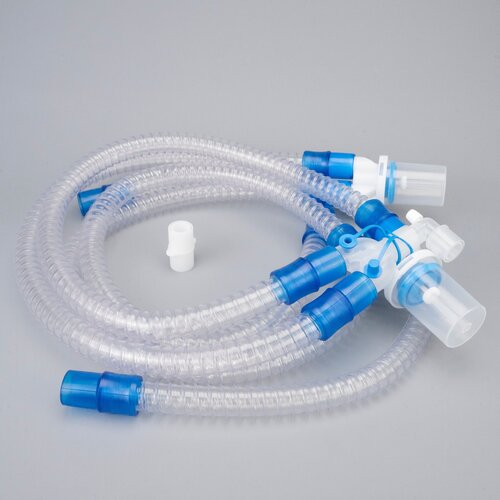 Контур дыхательный (вентиляционный) гладкоствольный взрослый два влагосборника + лимб